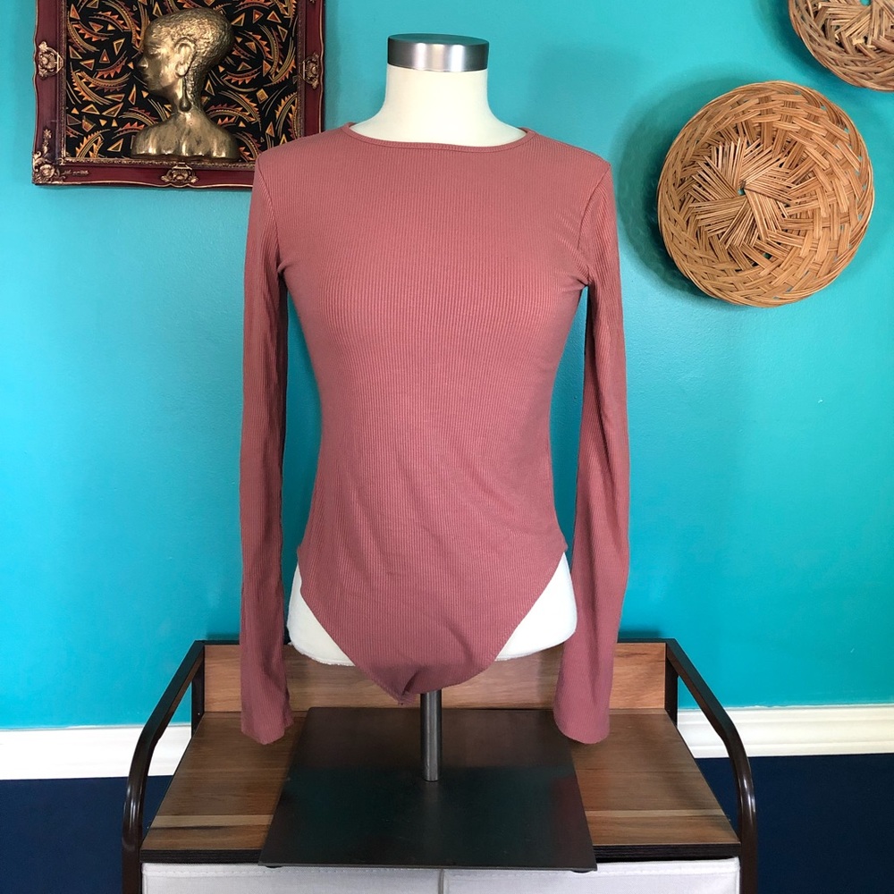 Forever 21 long sleeve body onesie medium